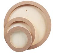 GMVZGQW Cadre photo rond en bois pour afficher des photos (15 cm D x 1,8 cm H)