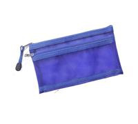 GMVZGQW Lot de 3 trousses en maille transparente avec fermeture éclair - En maille A6 - Pour ranger vos factures, maquillage, examen, papeterie - Pour voyage (serviettes vertes, 16 pièces)