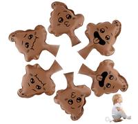 GmwyCzV 6 x Un Coussin Peteur Autogonflant, Coussin Portable Réutilisable, Coussins Forme de Caca, Blague Jouet Fart Pad, Whoopie Cushion, Farce et Attrape, Durable, Ne DéGage Pas D'odeur DéSagréAble