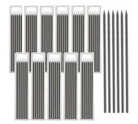 GmwyCzV 66 Pièces Mine Crayon Chantier, 2,8 mm Recharges de Mine de Crayon de Chantier, Recharges Interchangeables pour Crayons à Graphite, pour Bricolage Architecte Menuisier
