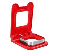 GmwyCzV Coupe-Moules à Sandwich et Scellant, Rouge Coupeurs et Scelleurs de Sandwichs, Carré Sandwich Maker Biscuit Cutter, DIY Moule à Sandwichs Sans Croûte pour Enfants Déjeuner Retour à L'école