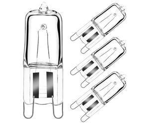 GMY G9 Ampoule de Four 40W 230V Halogène Lampe Pour Four Electrolux/Whirlpool/Neff/AEG/Bosch Blanc Oven Chaud Résistante à 300°C 4 Pièces