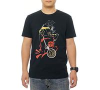 GMYG Full Metal Alchemist Edward Elric Japonais Anime Graphique Premium 100% Cotton Manche Courte Homme/Femme Tee-Shirt (Noir,M