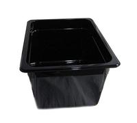 GN 1/2 Gastronormbehälter GN-Behälter 12,5 Liter Tiefe 200mm Kunststoff schwarz