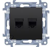 GN.2-KR.KOMP.RJ45 KAT6E NOIR SIMON10 C62E.01/49