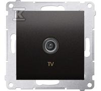Kontakt-Simon DAK1.01/48 Prise de courant en plastique IP20 Anthracite 75 mm 38 mm 75 mm