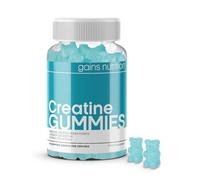 GN Creatine Gummies | 60 Bonbons Gelifies Créatine à Macher pour Hommes et Femmes - 3000 mg Monohydrate de Creatine par Portion | Goût Fruits Rouges Sans OGM Adapté aux Végétaliens et Végétariens
