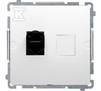 Kontakt-Simon BM61.01/11 Prise de courant en plastique IP20 Blanc 75 mm 34 mm 75 mm