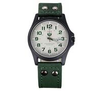 GN Montre à quartz pour homme avec bracelet de date, Vert, One Size