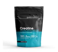 GN Poudre de Creatine | 1kg Poudre de Monohydrate de Créatine Haute Teneur - 3 g de Créatine par Portion | Monohydrate de Creatine sans Saveur et sans Agent de Charge | Sans OGM Sans Gluten