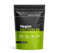 GN Protéine de Pois Vegan 80% en Poudre 500g Sachet | 24g de Protéines | Sans Arôme