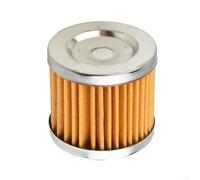 GN125 Lot de 5 filtres à huile de rechange pour moto - Boîtier en aluminium avec papier filtre et joint en caoutchouc souple, compatible avec la série GS