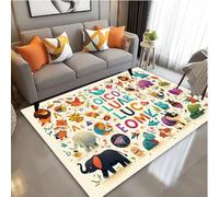 GNALEIEOG Tapis de Salon décoratif à Motifs de Dessins animés, Tapis antidérapant pour Le Sol 60×90cm
