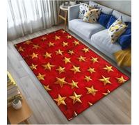 GNALEIEOG Tapis géométrique étoile pour Salon, Salle à Manger, Chambre à Coucher, décoration, Cadeau, 80 x 150 cm