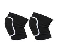 GNALIA 1 Paire de genouillères de Volley-Ball élastiques avec Protection Contre Les Chocs adaptées à la Danse au Football au Volley-Ball au Basket-Ball au Yoga Taille M