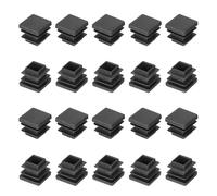 GNALIA 20 Bouchons À Lamelles 35X35 Mm Pour Tube Carré,Bouchons De Tube Carré Bouchons De Tube Pour Couvrir Le Tube En Acier, Tube En Acier Inoxydable, Tube En Aluminium & Profilé En Aluminium