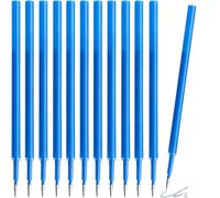GNALIA Compatible Avec Legami Lot De 12 Mines, Écriture Bleu Cristal 0.7Mm, Longueur 13Cm Pour Stylos Standard