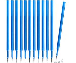 GNALIA Compatible Avec Legami Lot De 12 Mines, Écriture Bleu Cristal 0.7Mm, Longueur 13Cm Pour Stylos Standard