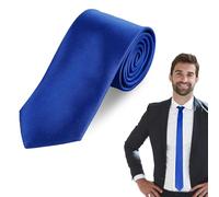 GNALIA Cravate Homme Élégante, 1 Pièce Largeur 5Cm Bleu Royal Pour Mariage Et Cérémonies Avec Boîte Cadeau