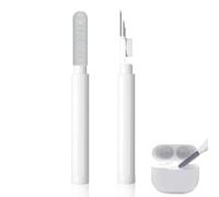 GNALIA Kit De Nettoyage Pour Airpods Oreillettes/Earbuds Android, Kit De Nettoyage Multifonctions Pour Airpods Oreillettes Bluetooth Boîte De Chargement Clavier-Caméra Nettoyeur De Poussière(Blanc)