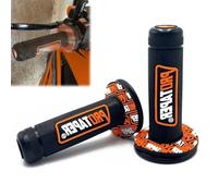 GNALIA Moto Cross 125Cc 1 Paire 22/24Mm Poignées Caoutchouc Noir Orange Guidon 7/8Inch Pour Frein Accélérateur