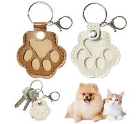 GNALIA Souvenir Chien Décédé : Présent Réconfortant Avec Insertion De Poils, Valeur Sentimentale. Couleur : Brun Clair Blanc. Taille : Standard. 2 Pièces. Objet Unique Et Émotionnel.