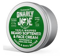 Gnarly Joe Adoucissant pour barbe et visage 75 ml - Cacao triple fouetté - Beurre de karité, sans rinçage - Baume revitalisant pour barbe naturel - Crème pour barbe pour homme (Highlands)