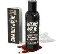 Gnarly Joe Shampoing à barbe 100 % naturel au savon noir africain/huile d’argan/beurre de karité/huile de coco idéal pour les peaux sensibles
