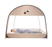 Gnat Filet pour lit avec toile en maille portable - Barrière légère pour une utilisation en intérieur et en extérieur, housse pop-up respirante pour dormir, voyager, camping, crib, ou double