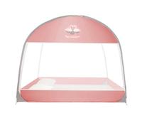 Gnat Filet pour lit avec toile en maille portable - Barrière légère pour une utilisation en intérieur et en extérieur, housse pop-up respirante pour dormir, voyager, camping, crib, ou double