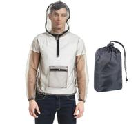 Gnat Jacket, Fly-Resistant Mesh Clothing, 17.32 inches, Hooded Breathable Protection Wear, Lightweight Outdoor Shield For Men, Women, Adults, Fishing, Hiking, And