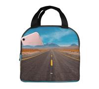 Gnbmvcc Freeway Highway Road in The Desert Sac à déjeuner isotherme pour le travail pour adulte