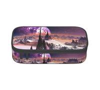 Gnbmvcc Galaxy Stars Hills Sac de Rangement Multifonctionnel Papeterie Sac de Rangement Peut Stocker Papeterie Cosmétique Fournitures de Bureau