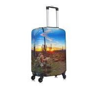 Gnbmvcc Le sac de voyage cactus désert coucher de soleil est adapté pour les valises de 45,7 à 81,3 cm., blanc, XL