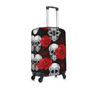 Gnbmvcc Le sac de voyage Halloween Skull 1 est adapté pour les valises de 45,7 à 81,3 cm., blanc, S