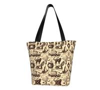 Gnbmvcc Sac à bandoulière pour femme avec chapeau de sorcière, sac à main, sac à provisions pour le travail quotidien, sac de courses de voyage personnalisé.