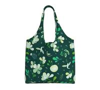 Gnbmvcc Sac à main en toile Grass and Dove avec une seule épaule, couleur respectueuse de l'environnement, peut être réutilisé, super durable et lavable.