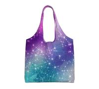 Gnbmvcc Sac à main magique en toile à une épaule, couleur respectueuse de l'environnement, peut être réutilisé, super durable et lavable.