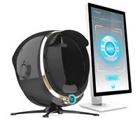 GNbow AI Smart Facial Skin Analysis Machine, Machine D'analyseur de Peau Professionnelle,38 Millions de Pixels, 8 Analyses Spectrales, 14 Indicateurs Détectables, Stockage Cloud
