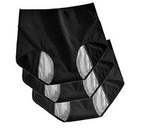 GNbow Culotte D'incontinence Urinaire Lavable avec Zone Absorbante Anti-Fuite pour Femmes Culotte Menstruelle Femmes sous-Vêtements Coton sous-vêtements Slip, Confortable, 3 Pièces