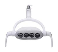 GNbow Lampe Buccale Dentaire, Lampe sans Ombre Orale, Lampe D'examen Médical Lampe D'examen Chirurgical pour Fauteuils Dentaires, Lampe D'examen Chirurgical 4 LED, 22 mm/26 mm