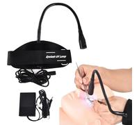 GNbow Lampe De Poignet UV LED, Lampe UV pour Colle à Cils UV, Colle Durcie en 1-3 S, Lampe De PolyméRisation De Colle UV, ne Comprend Pas de Lunettes ni de Colle UV