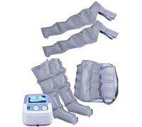 GNbow Machine de Massage électrique à Compression d'air, équipement de Pressothérapie Complet du Corps, Taille, Bras, Jambes, Enveloppements des Pieds, Chevilles, Mollets