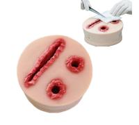 GNbow Modèle de Formation aux Soins de Plaies | Simulateur de Pansement de Blessures par Balle et Couteau | Entraîneur d'Hémostase en Silicone Réutilisable | Kit Stop The Bleed pour Urgences