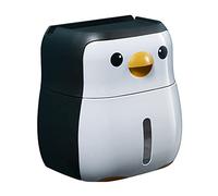 GNbow Porte-Rouleau De Papier Toilette Mural, Porte-Papier Hygiénique Pingouin, Distributeur De Papier Toilette en Plastique
