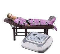 GNbow Pressothérapie Appareil Massage, Machine de Pressothérapie à Compression Séquentielle 16 Sacs Gonflables, Aide à la Circulation Sanguine, Relaxation Musculaire