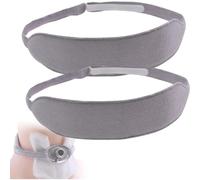 GNbow Sangle de Fixation de Trachéotomie, Sangle Canule Trachéale Support Fixe Sangle Accessoire Réglable, Attaches de Trachéo pour Cathéter, 2/4 Pièces Collier de Trachéotomie