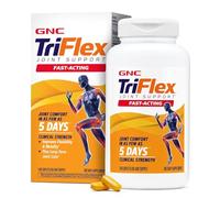 GNC TriFlex Fast-Acting 2.0, améliore le confort et la raideur des articulations, doses cliniques de glucosamine/chondroïtine et boswellia - Plus curcuma, 240 comprimés