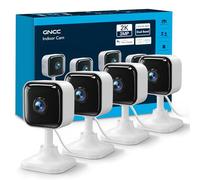 GNCC 2K Camera Interieur Maison 2.4G/5GHz WiFi pour Bébé/Animaux(Lot de 4)