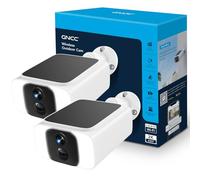 GNCC 4MP Camera Surveillance WiFi Exterieure sans Fil Solaire, 5G/2.4GHz